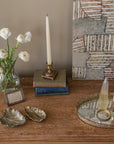 bronze leaf trays - small and large - collection shot - lifestyle - beckett street, portland, me