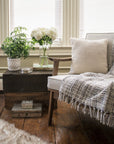 lifestyle: beckett street - photoshoot - home decor - made in Maine - portland - vintage - mid century - bed and bath