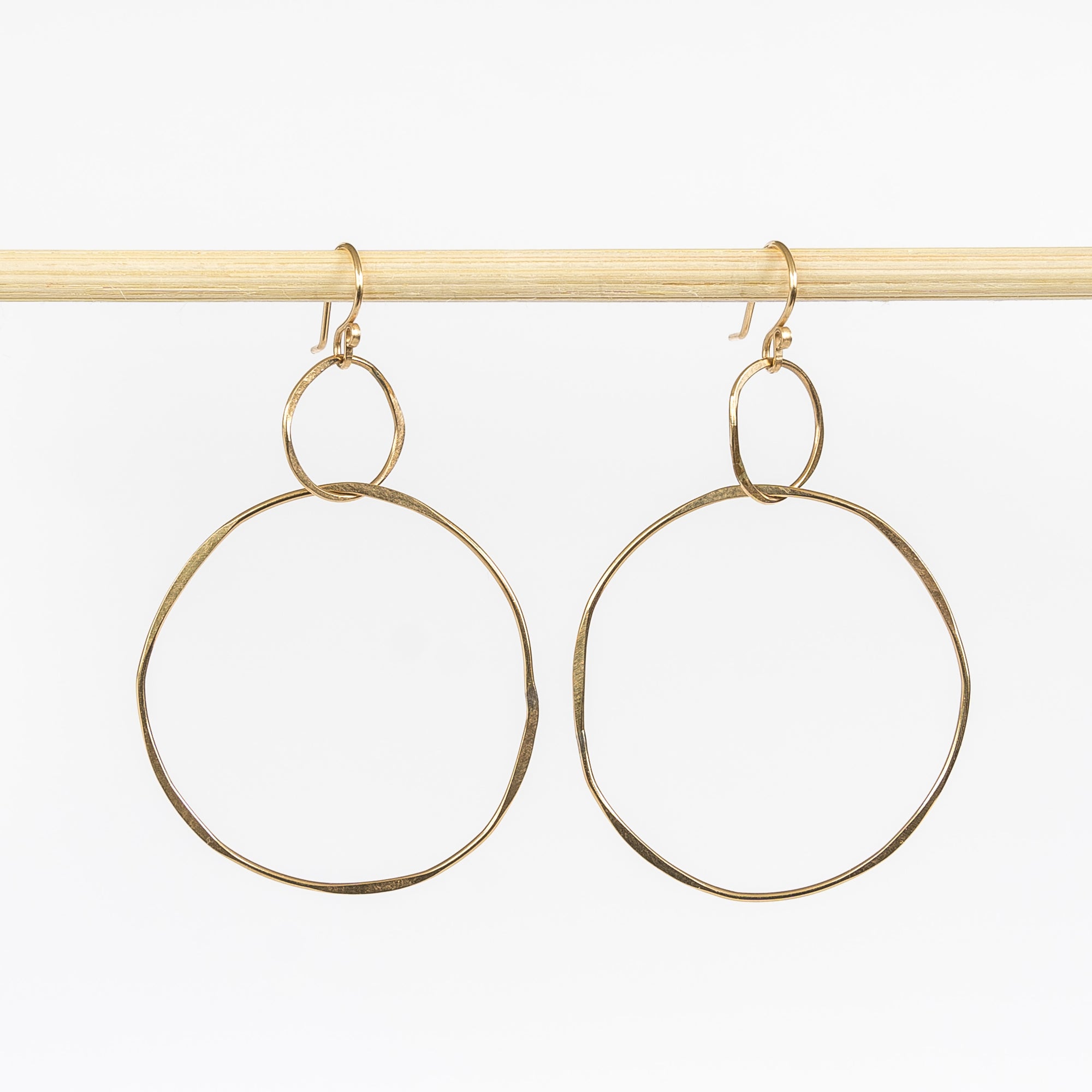 Double-stacked Hoop Earrings