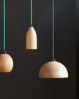 Bommel Trio Hanging Lamps - Bowl, Dome + Bulb
