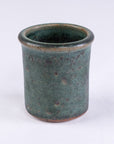 handmade pottery shot glass - stoneware - bluff point collection - made in Maine
