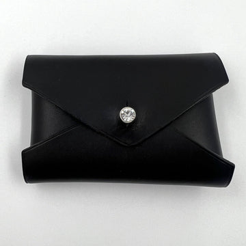 Leather Wallet Pouch - black / diamond