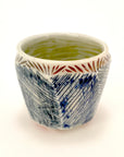 Red White + Blue Ceramic Cup