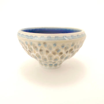 Tiny Bowl with Blue Interior