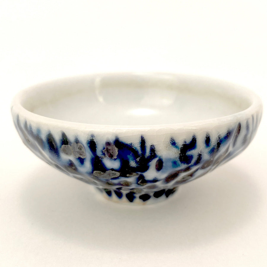 Tiny Bowl with Blue Accents