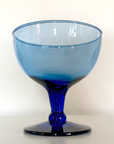 Vintage Blue Margarita Glasses