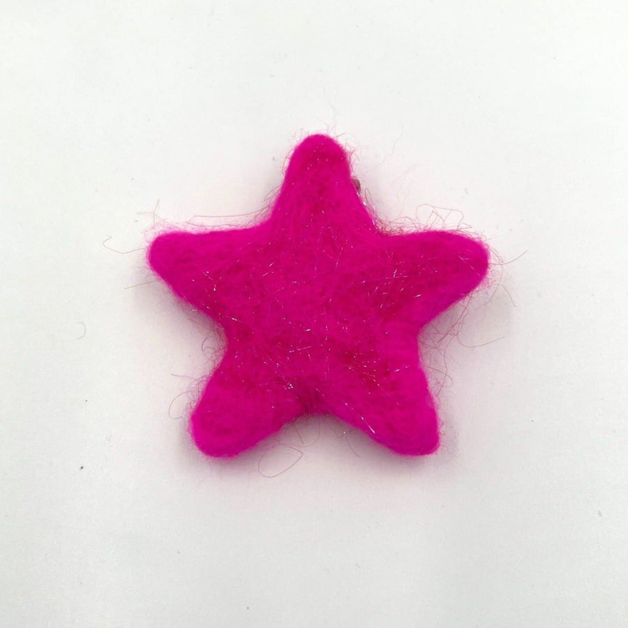 Sparkly Stars  Ornament - pink