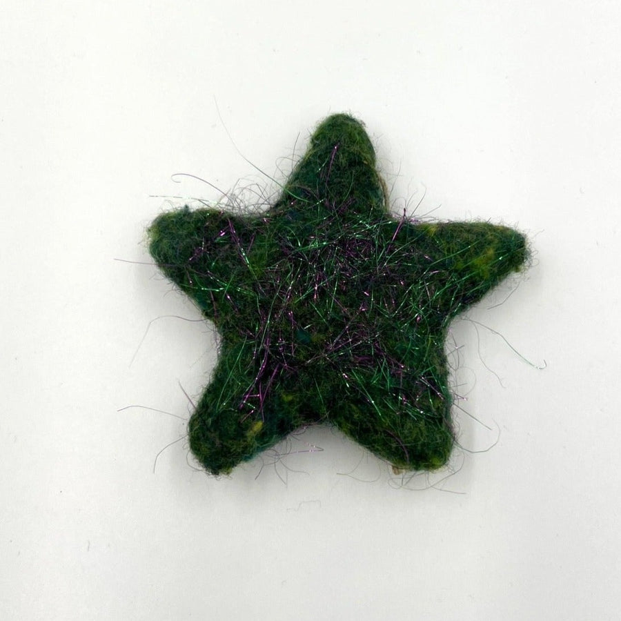 Sparkly Stars  Ornament - green
