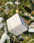 Geometric Book Ornaments