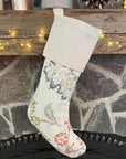 Handmade Christmas Stocking - floral