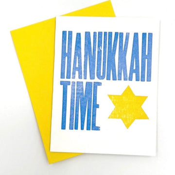 Hanukkah Time Greeting Card