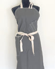 Cotton Canvas Apron - Gray - Seconds