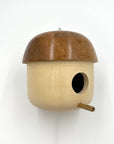 Birdhouse crafted from wood