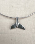 Sterling Silver Whale Tale Necklace