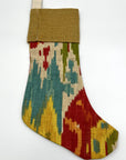 Handmade Christmas Stocking - water colored