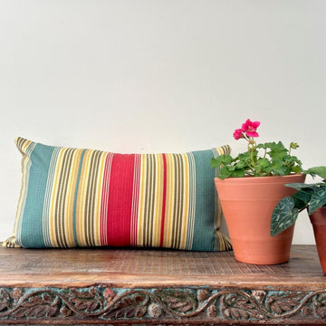 Garden Stripe Bolster Pillow