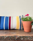 Nautical Striped Bolster Pillow