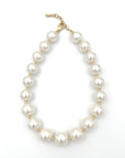 Grande Pearl Choker White Necklace