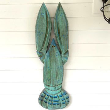 Carved Blue Lobster