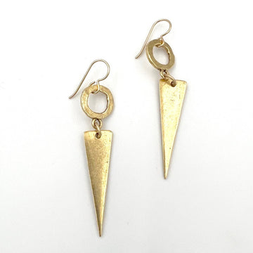 Triangle and Circle Earrings