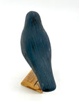 Carved Wooden Blue Warbler