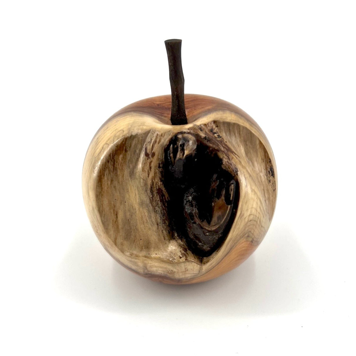Carved Wooden Apple – Venn + Maker