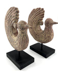 Phoenician Carved Birds - set of 2