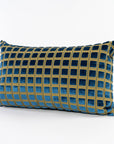 Velvet Squares Pillow - lumbar