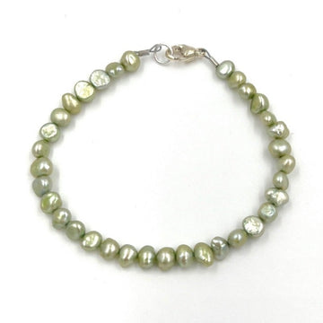 Soft Green Pearl Bracelet