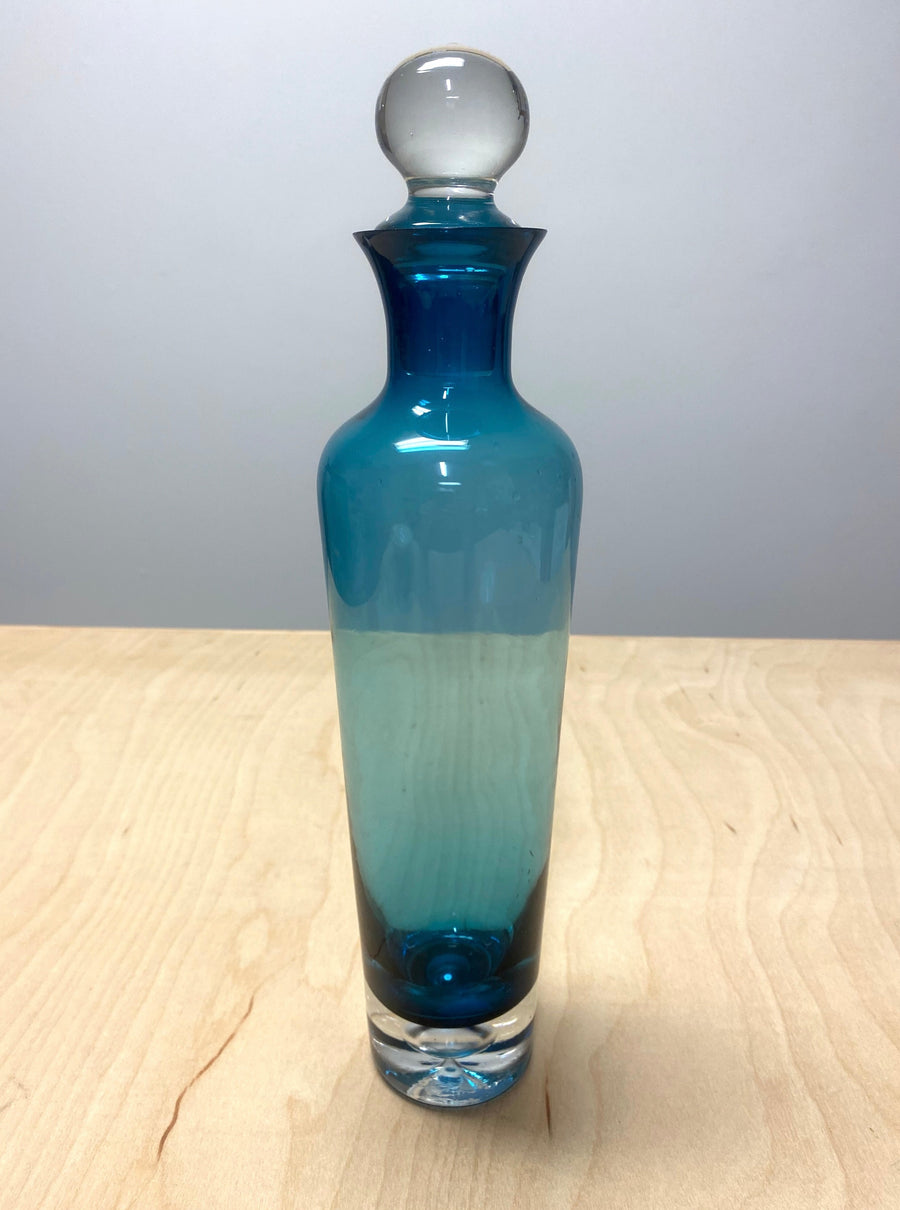Blue Glass Decanter