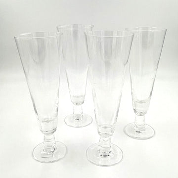 Etched Beer Glasses - set of four