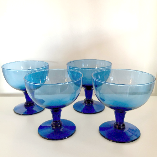 Blue Margarita Glasses