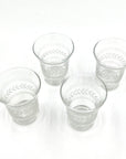 Vintage Etched Glasses by Anchor Hawking - set of 4