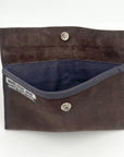 Leather Clutch - brown