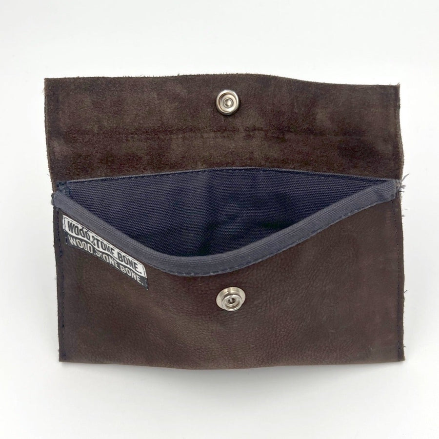 Leather Clutch - brown