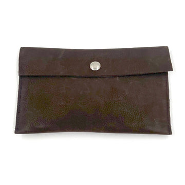 Leather Clutch - brown