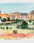 Watercolor of Sedona, Arizona - Landscape by Maine Artist Elena Jahn