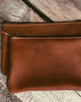 Cognac Leather Pouch