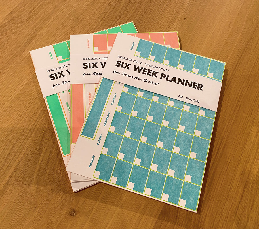 Six Week Planner - Pink