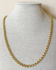 Textured Rolo Single Chain Necklace