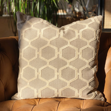 Hexagon Textured Pillow