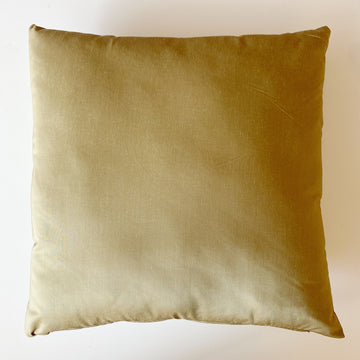 Small Green Satin Pillow