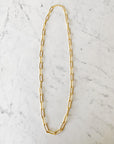 Large Paperclip Chain Necklace