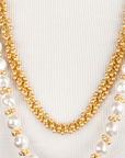 Bells and Pearls Opera Necklace Double