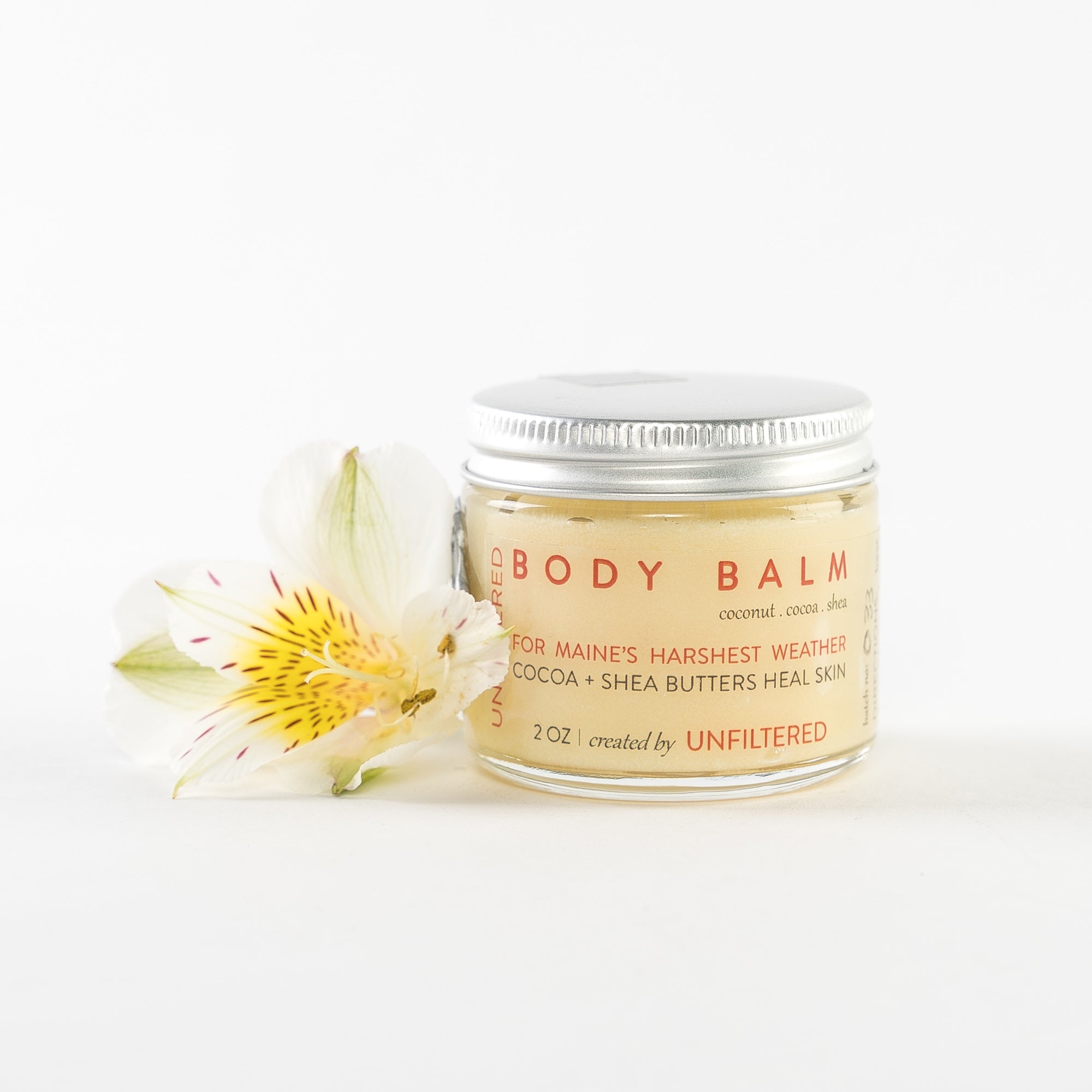 coconut, cocoa, shea body balm