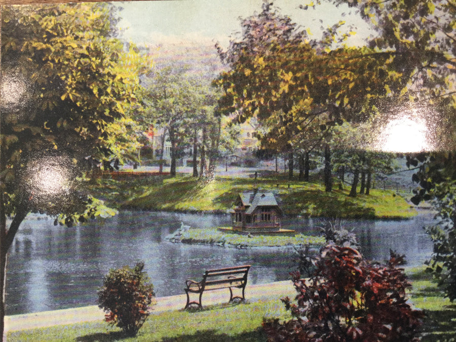 Deering Oaks Vintage Portland Maine Post Card