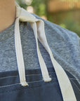 Cotton Canvas Apron - Navy