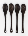 handmade wooden spoons from sri lanka - coconut palm wood - serving spoon