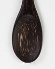 coconut palm wood - serving spoon - handmade kitchen utensils