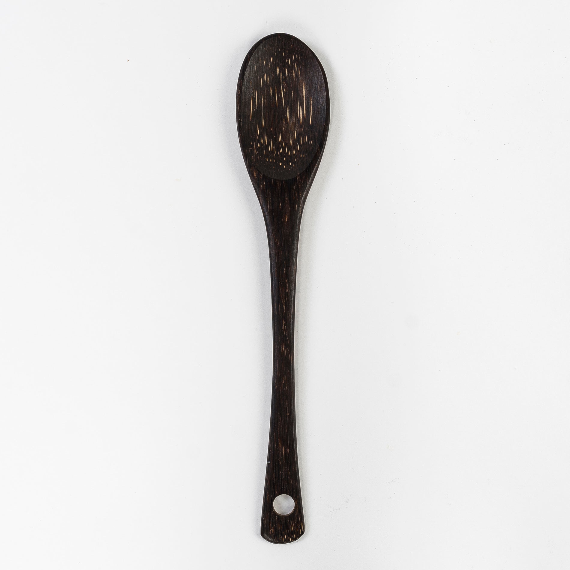 large coconut palm wood spoon - handmade in sri lanka 